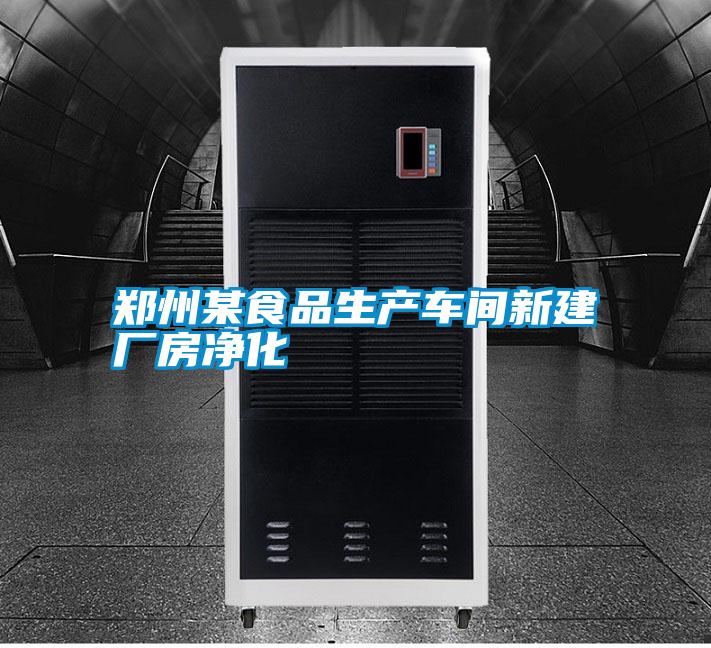 鄭州某食品生產(chǎn)車(chē)間新建廠房?jī)艋?/></p>
						    <p style=