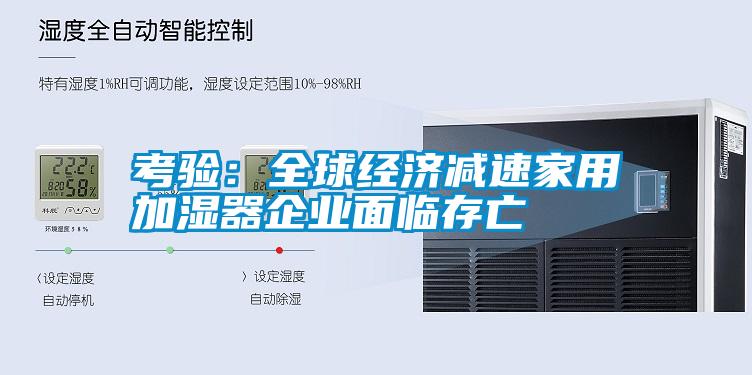 考驗：全球經濟減速家用加濕器企業面臨存亡