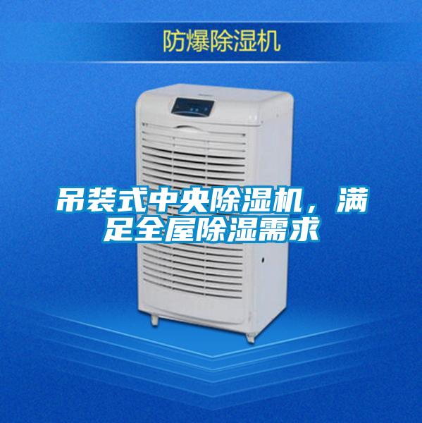 吊裝式中央除濕機，滿足全屋除濕需求