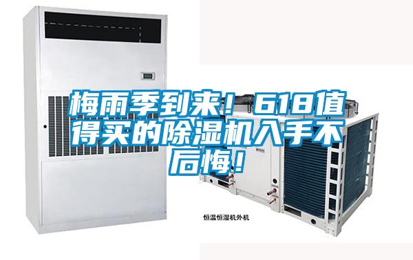 梅雨季到來!618值得買的除濕機入手不后悔!