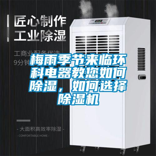 梅雨季節來臨環科電器教您如何除濕，如何選擇除濕機