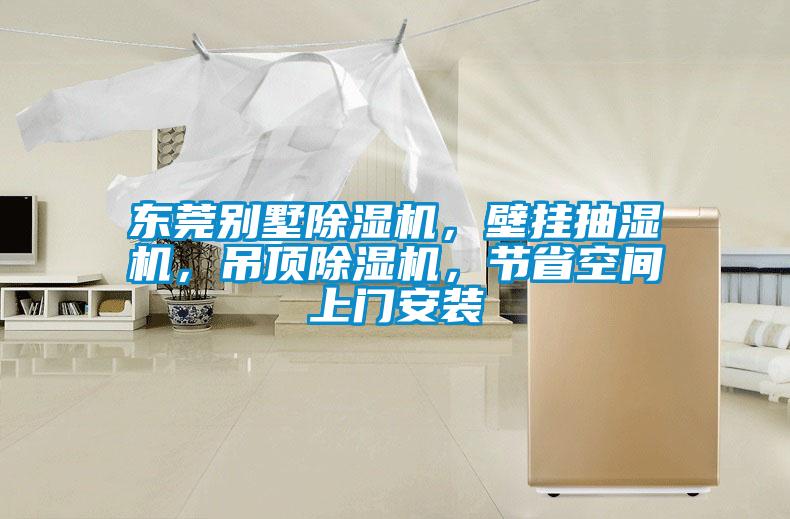 東莞別墅除濕機，壁掛抽濕機，吊頂除濕機，節省空間上門安裝