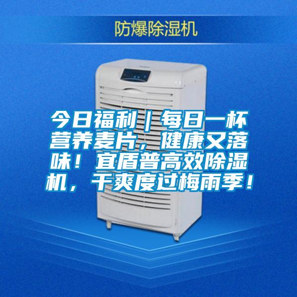 今日福利|每日一杯營養(yǎng)麥片,健康又落味!宜盾普高效除濕機,干爽度過梅雨季!