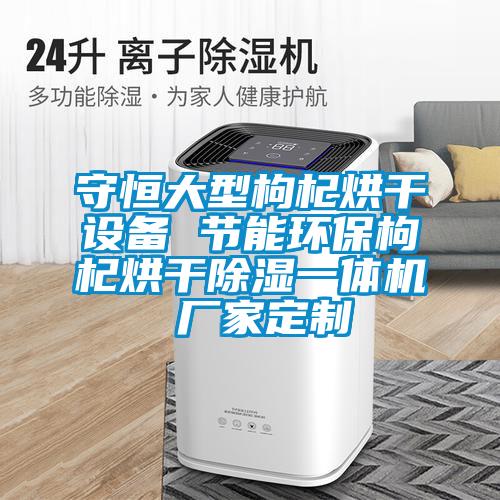 守恒大型枸杞烘干設備 節能環保枸杞烘干除濕一體機 廠家定制