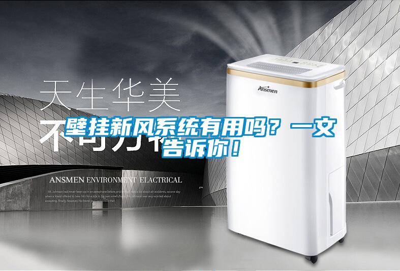 壁掛新風(fēng)系統(tǒng)有用嗎?一文告訴你!