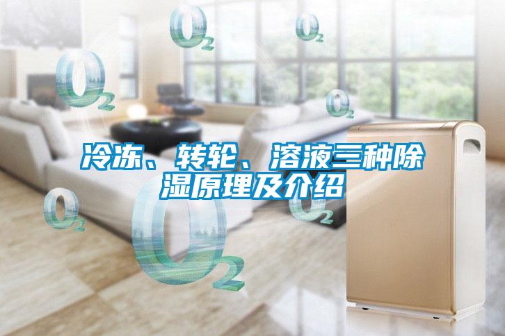 冷凍、轉輪、溶液三種除濕原理及介紹